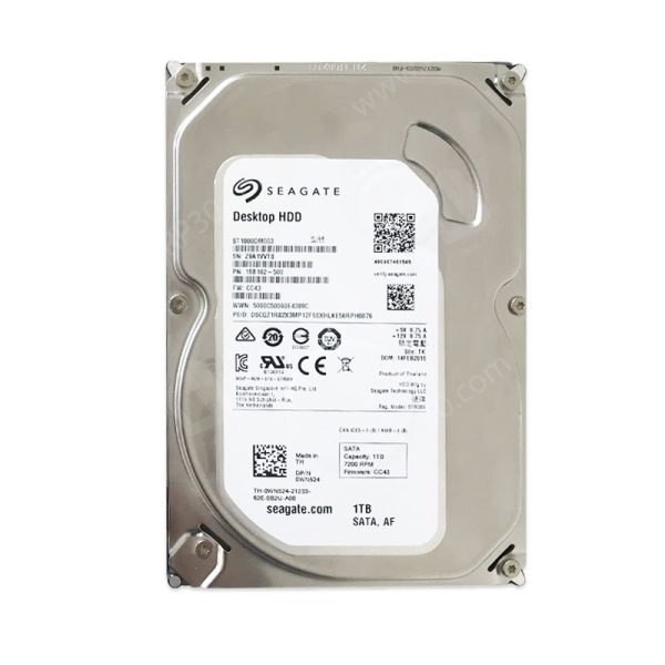 هارد دیسک اینترنال استوک سیگیت مدل ST1000VM002 ظرفیت 1 ترابایت