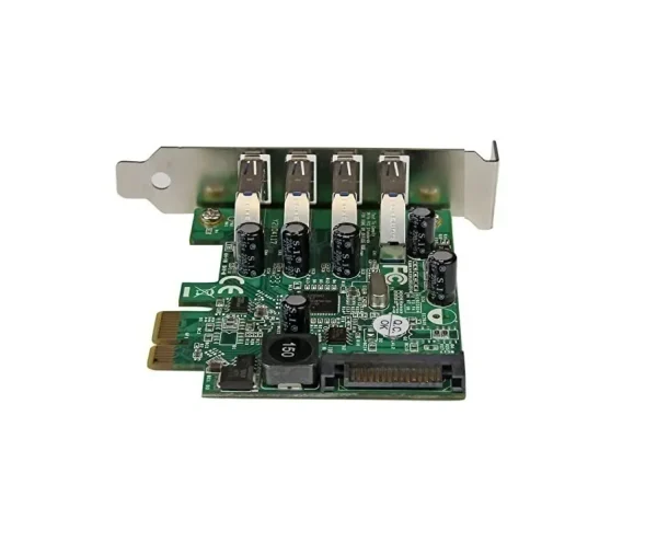 کارت USB3.0 PCI Express برق ساتا 4 پورت مینی پنل مخصوص مینی کیس استوک