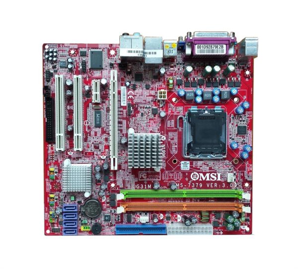 باندل مادربرد MSI G31 + پردازنده E5200 استوک