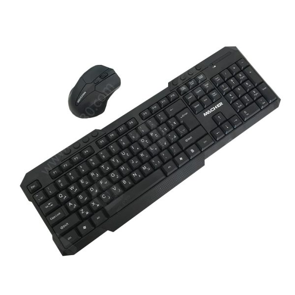 کیبورد و ماوس بی سیم مچر مدل Macher MR-415 - Image 2
